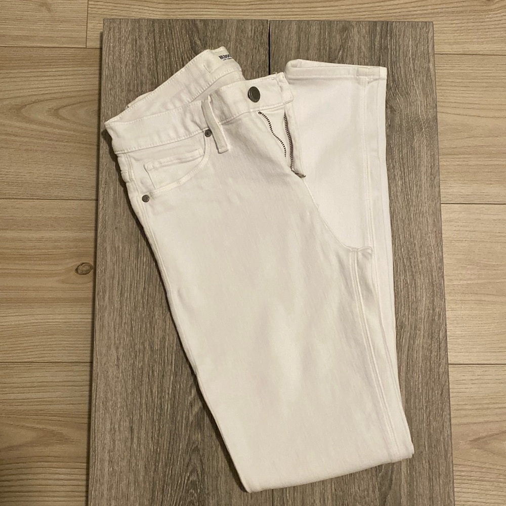 Hudson Nico Super Skinny White Jeans. Sz 26. EUC - Picture 2 of 4